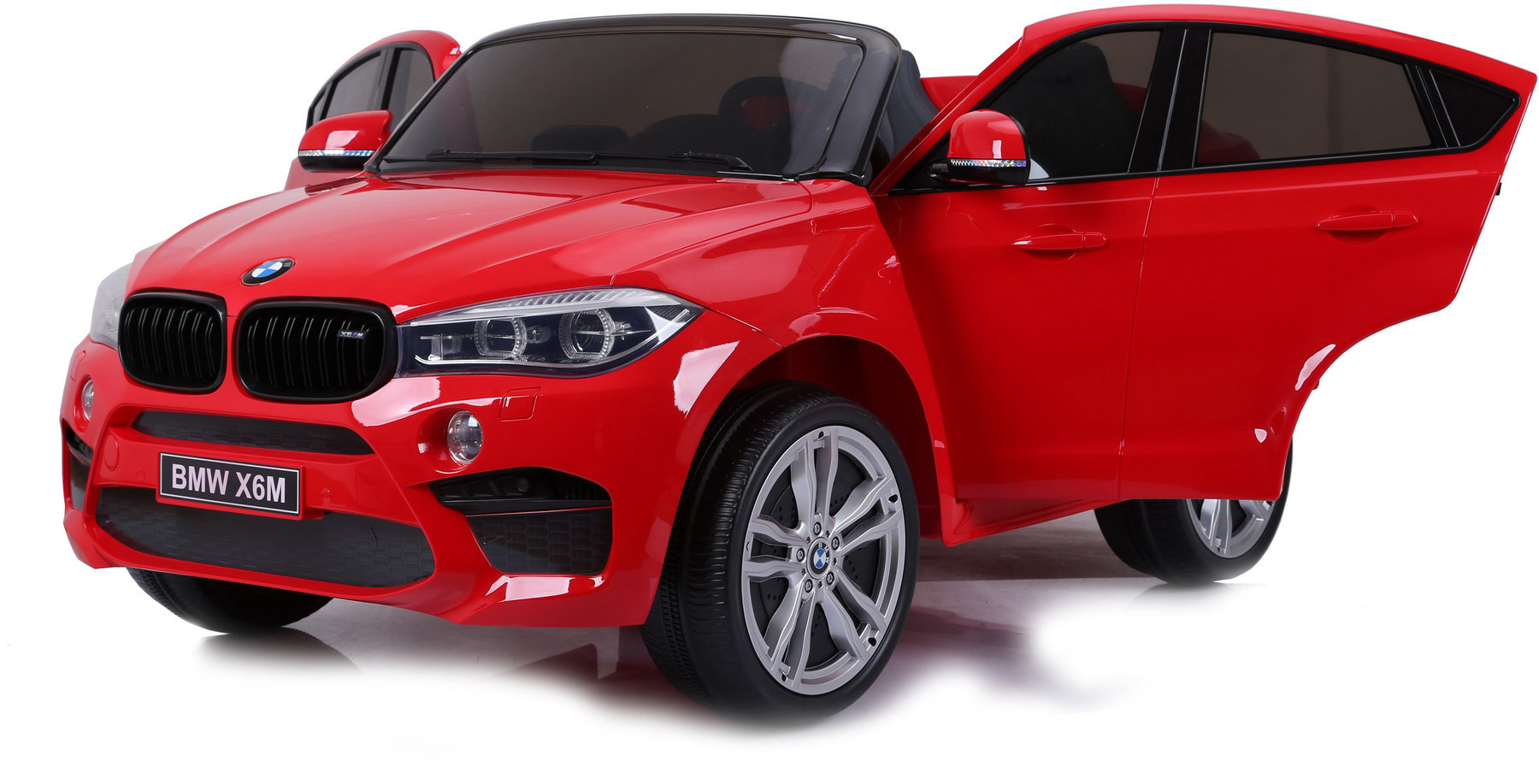 Elektrische speelgoedauto Beneo BMW X6 M Electric Ride-On Car Red