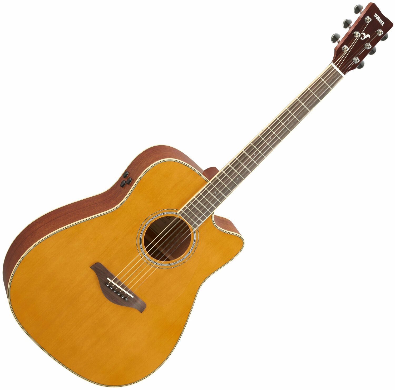 Elektroakustická gitara Dreadnought Yamaha FGC-TA Vintage Tint