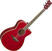 Guitare Dreadnought acoustique-électrique Yamaha FSC-TA Ruby Red