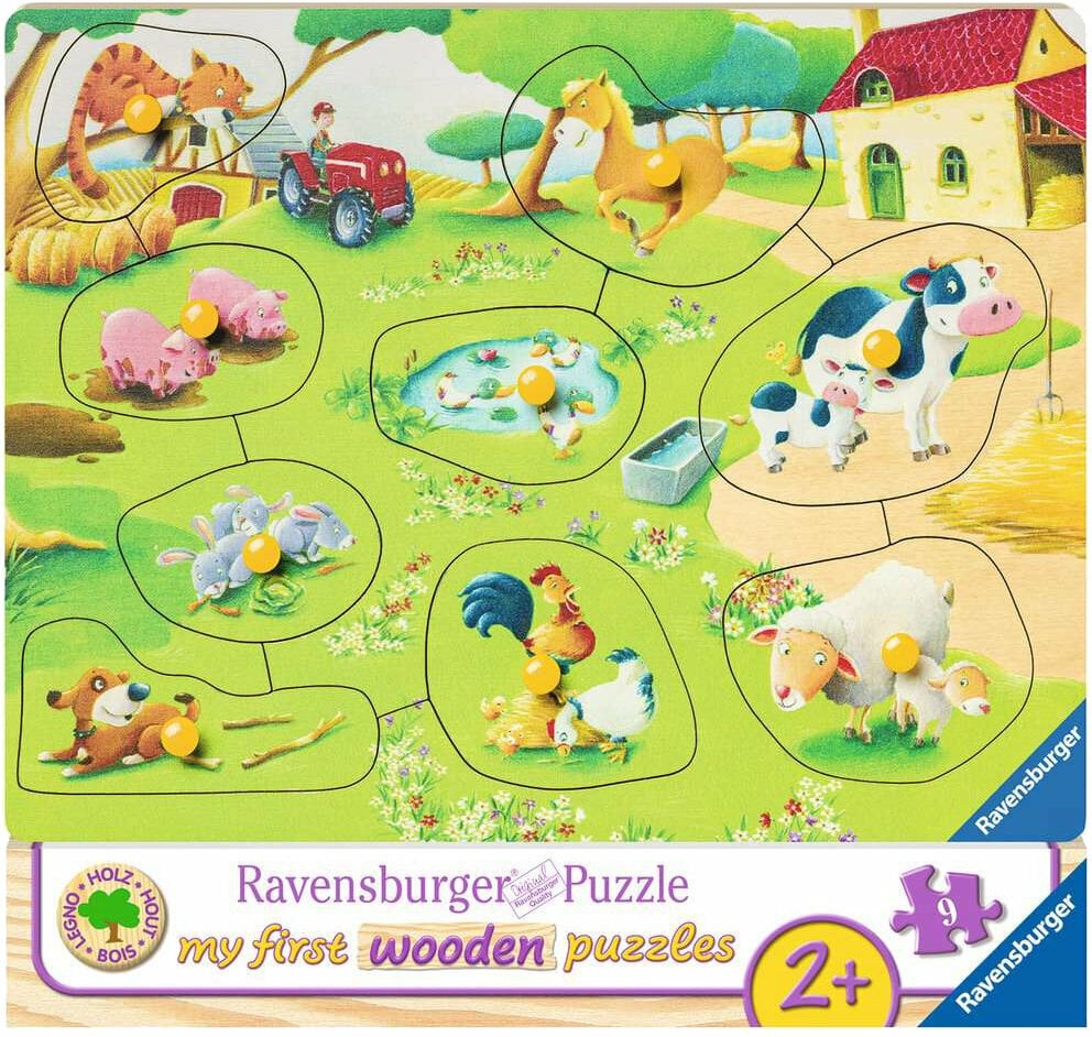 Puzzle Ravensburger 36837 Small Farm 9 Parts Puzzle