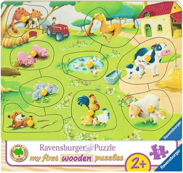 Puzzle Ravensburger 36837 Kis Farm 9 alkatrészek Puzzle - 1