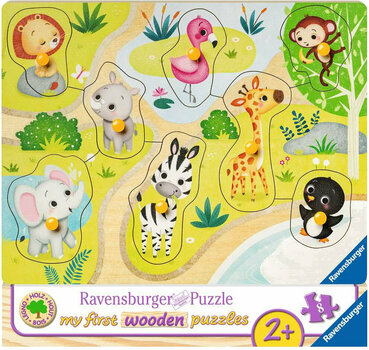 Puzzel Ravensburger 36875 Zoo Animals 8 Parts Puzzel - 1