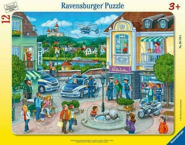 Puzzle Ravensburger 51762 Intervenția Poliției 12 părți Puzzle