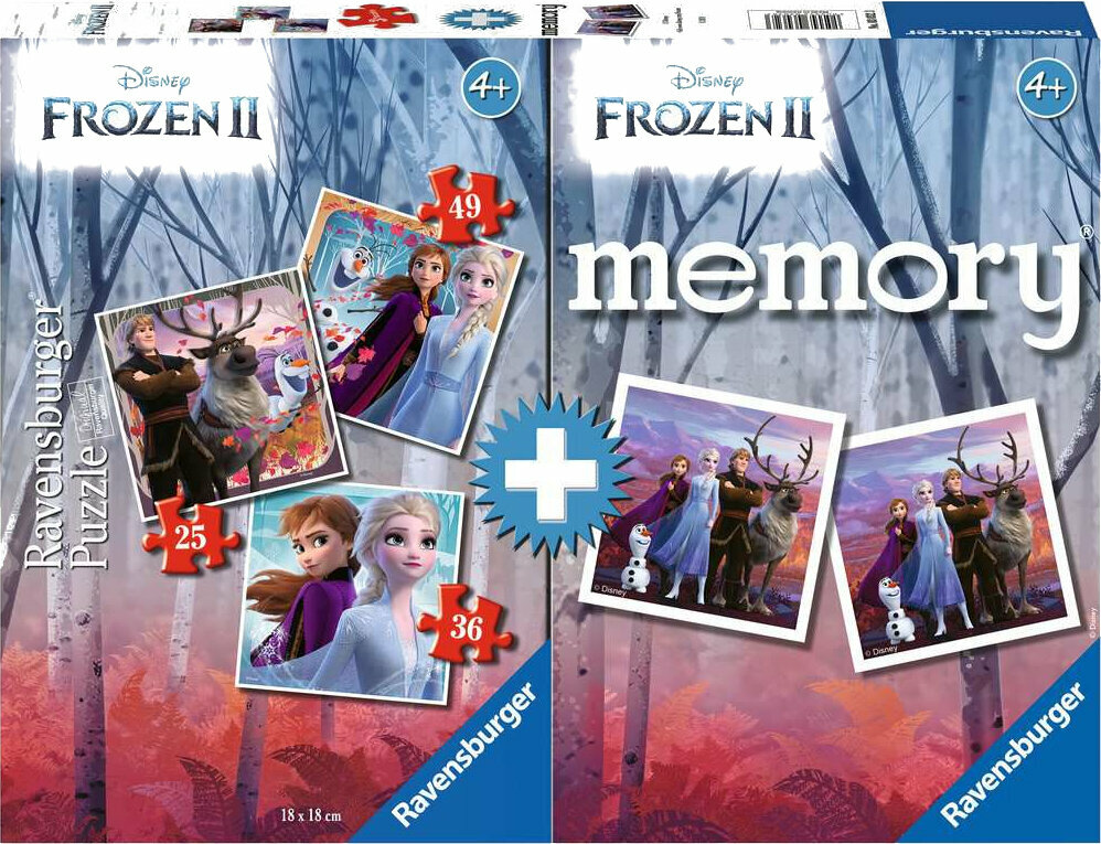 Puzzle Ravensburger Disney Frozen 2 Memory Game 25/36/49 pcs