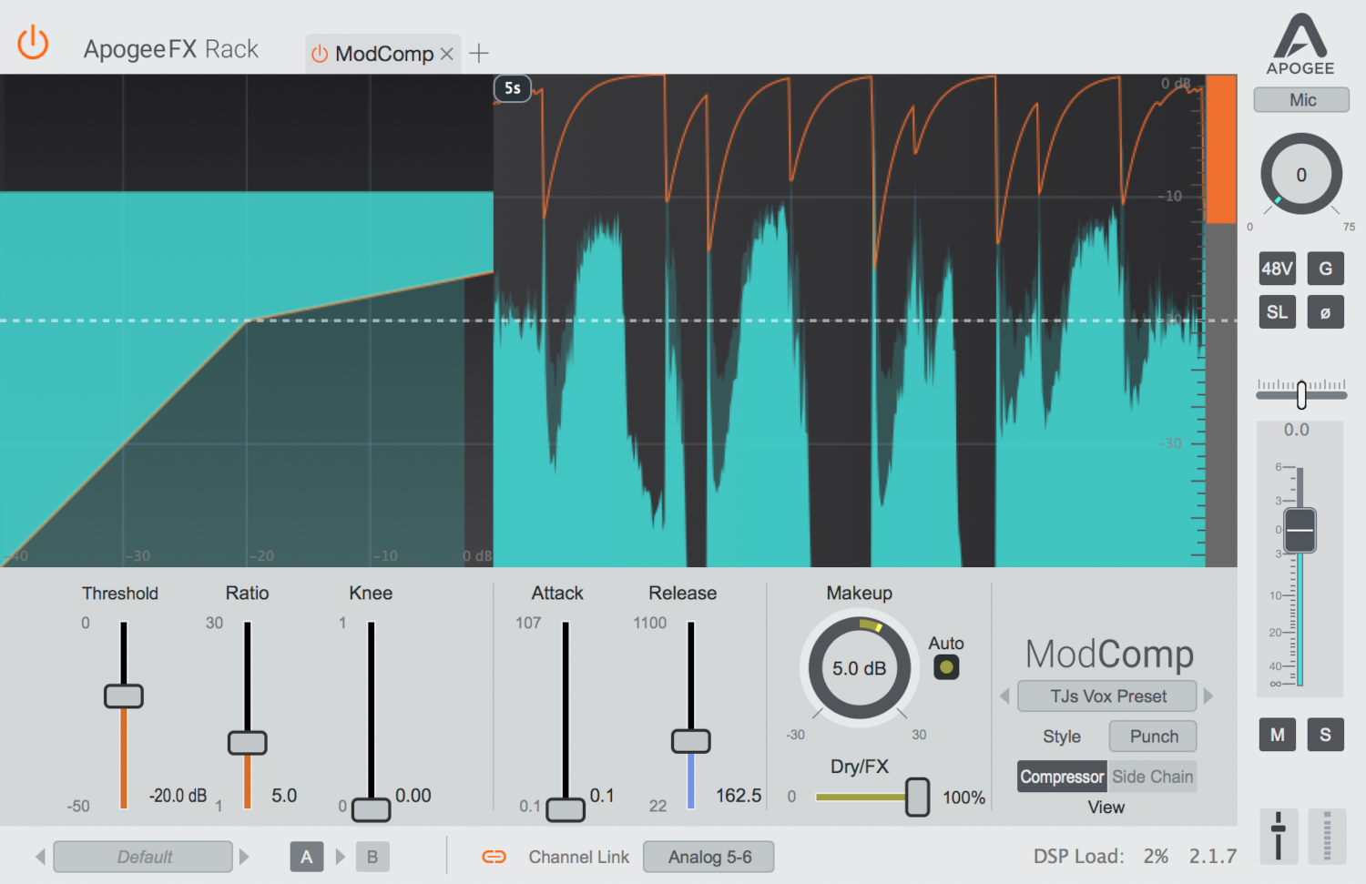 Tonstudio-Software Plug-In Effekt Apogee FX Rack ModComp (Digitales Produkt)