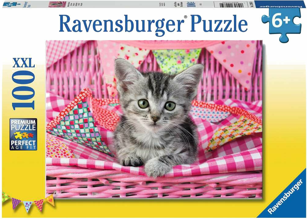 Puzzel Ravensburger 129850 Cute Kitten 100 Parts Puzzel