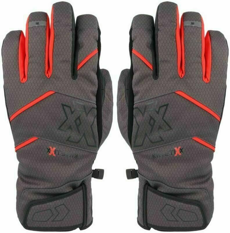 Lyžiarske rukavice KinetiXx Barny GTX Diamond Grey 9,5 Lyžiarske rukavice