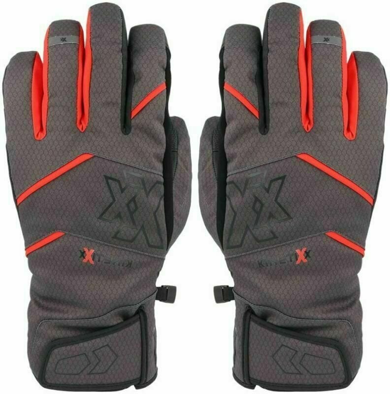 Ski Gloves KinetiXx Barny GTX Diamond Grey 10 Ski Gloves