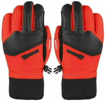 Ski Gloves KinetiXx Billy Jr. Black/Red 4 Ski Gloves - 1