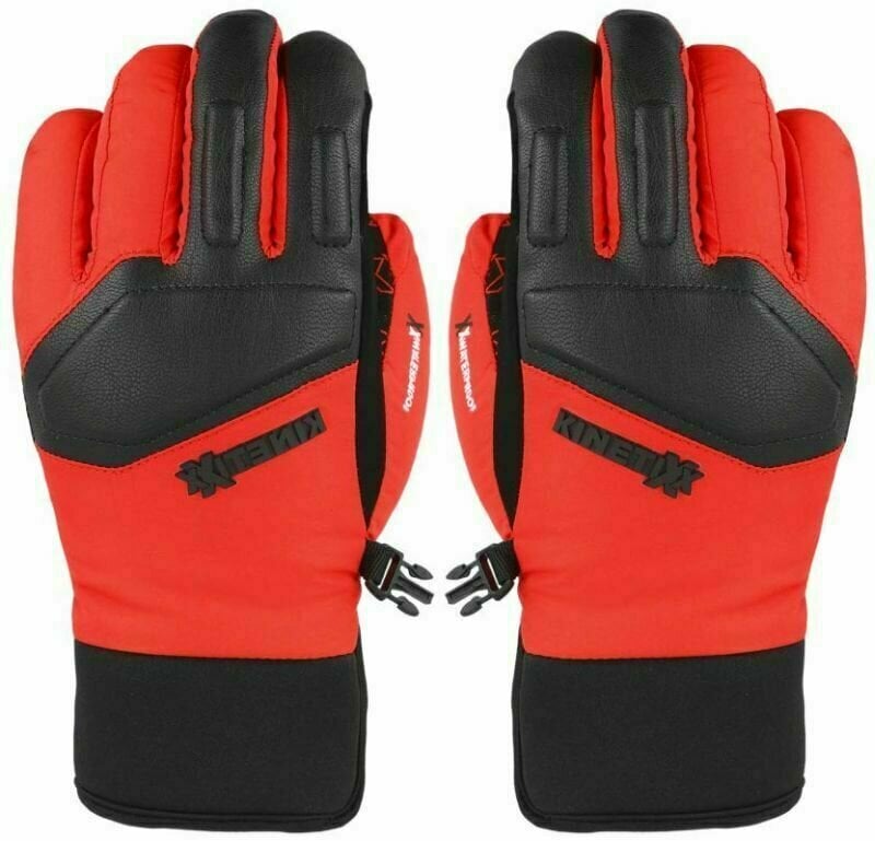 Lyžařské rukavice KinetiXx Billy Jr. Black/Red 6 Lyžařské rukavice