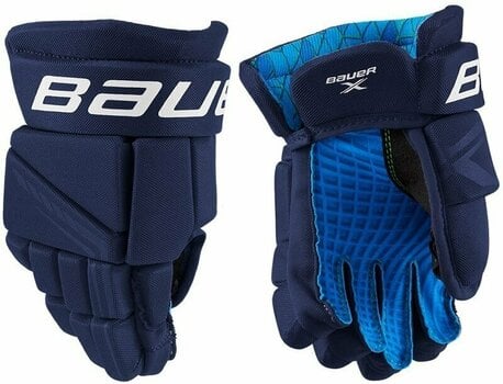 Ръкавици за хокей Bauer S21 X SR 14 Navy Ръкавици за хокей - 1