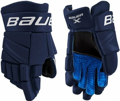 Hockey Gloves Bauer S21 X INT 12 Navy Hockey Gloves - 1