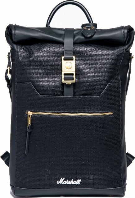 Glazbena torba Marshall Downtown Roll Top Black/Gold Ruksak Black