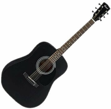 elektroakustisk gitarr Cort AD810E Black Satin - 1