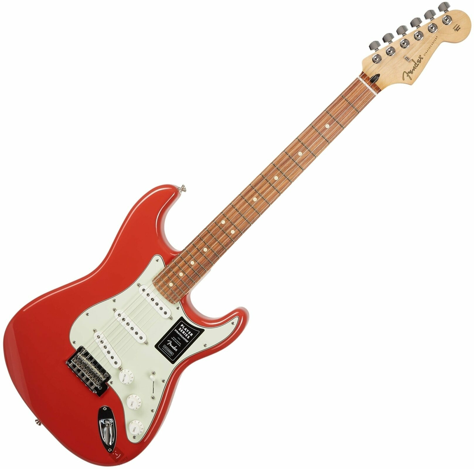 Elektriska gitarrer Fender Player Series Stratocaster PF Fiesta Red