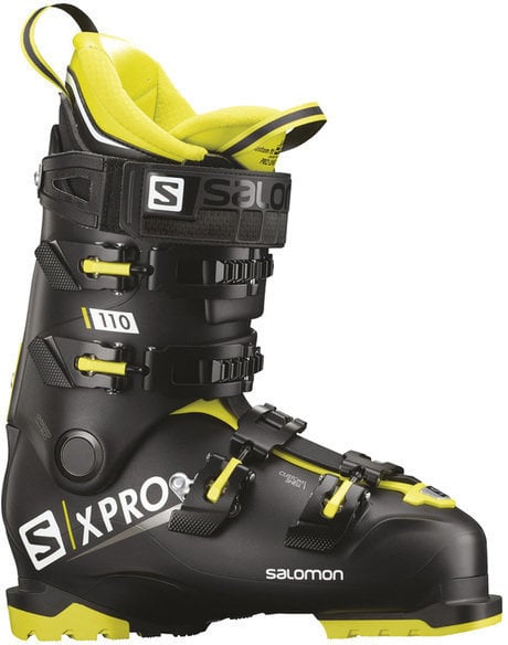 Botas de esquí alpino Salomon X Pro 110 Black/Acid Green/White 26-26.5 18/19