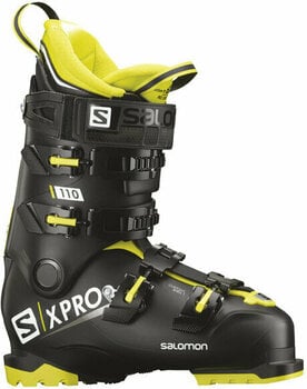 Alpine Ski Boots Salomon X Pro 110 Black/Acid Green/White 29-29.5 18/19 - 1
