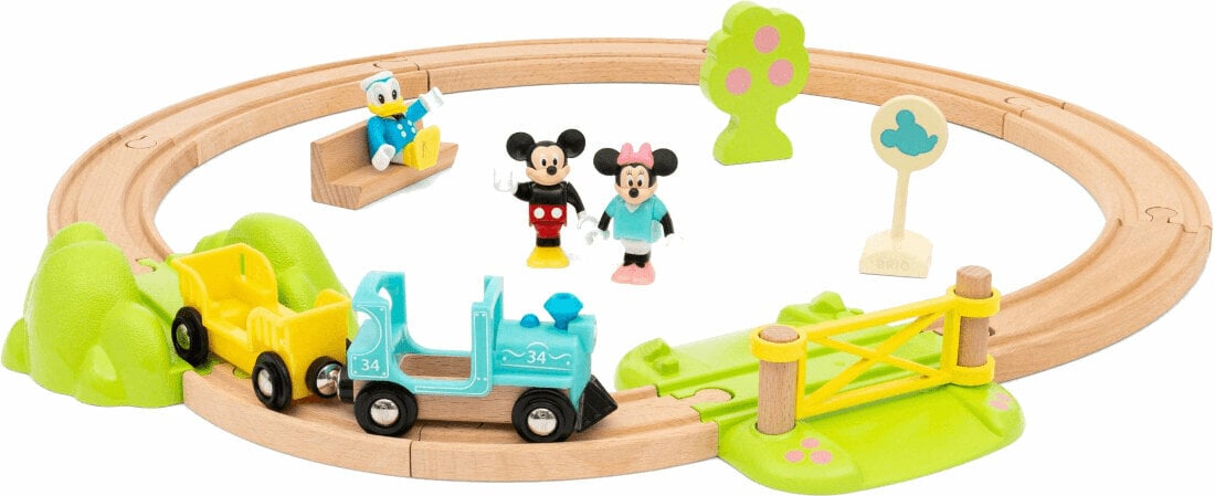 Mickey wooden train on sale