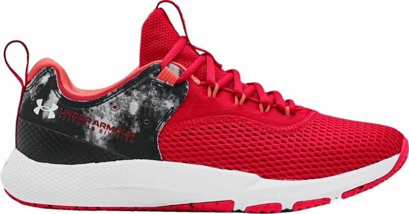 Fitness boty Under Armour UA Charged Focus Print/Red/Black 9 Fitness boty