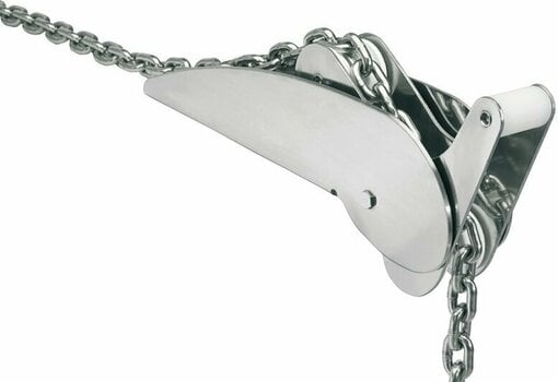 Boat Anchor Accessory Osculati Hinged Roller SS Polished 15 kg - 1