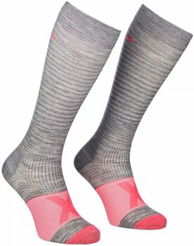 Socks Ortovox Tour Compression Long W Grey Blend 35-38 Socks - 1