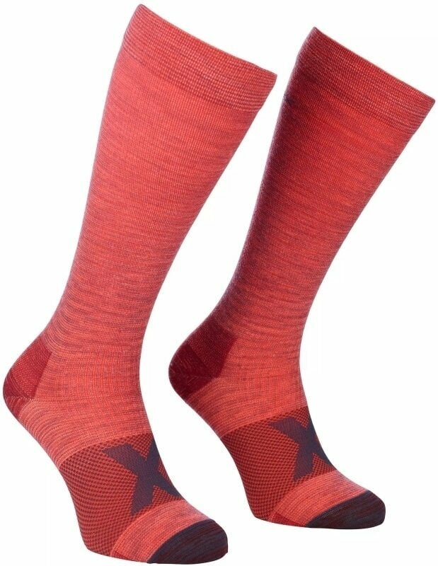 Ponožky Ortovox Tour Compression Long W Blush 35-38 Ponožky