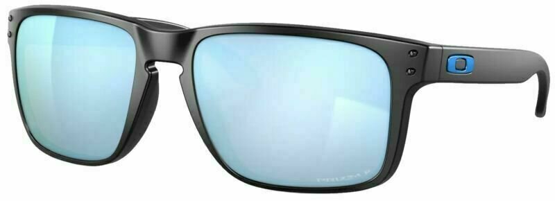 Lifestyle-bril Oakley Holbrook XL 94172559 Matte Black/Prizm Deep Water Polarized XL Lifestyle-bril