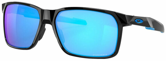 Lifestyle okulary Oakley Portal X 94601659 Polished Black/Blue Prizm Sapphire M Lifestyle okulary - 1