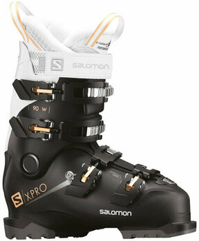 Alpineskischoenen Salomon X Pro 90 W Black/White/Corail 26-26.5 18/19 - 1