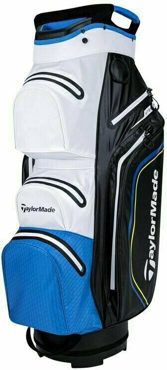 Borsa da golf Cart Bag TaylorMade Storm Dry White/Black/Blue Borsa da golf Cart Bag