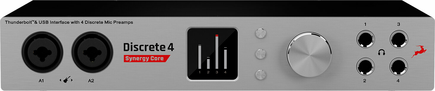 Interface de áudio Thunderbolt Antelope Audio Discrete 4 Synergy Core