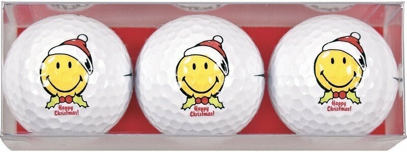 Geschenkartikel Sportiques Christmas Golfball Smiles Gift Box