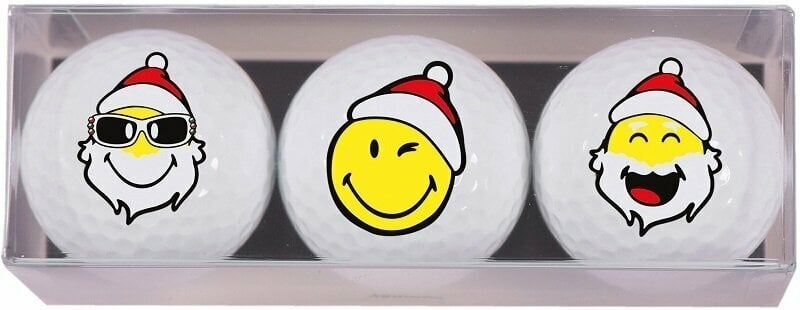 Upominki Sportiques Christmas Golfball Santa Claus Smiles Gift Box