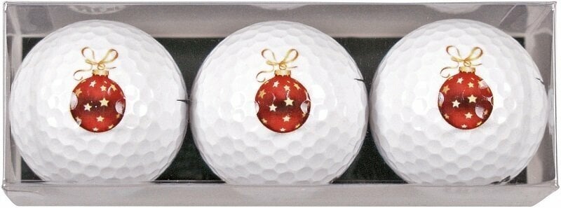 Darček Sportiques Christmas Golfball X-mas Ball Gift Box