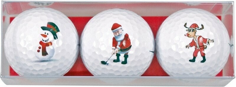 Darila Sportiques Christmas Golfball Snowman/Santa/Reindeer Gift Box