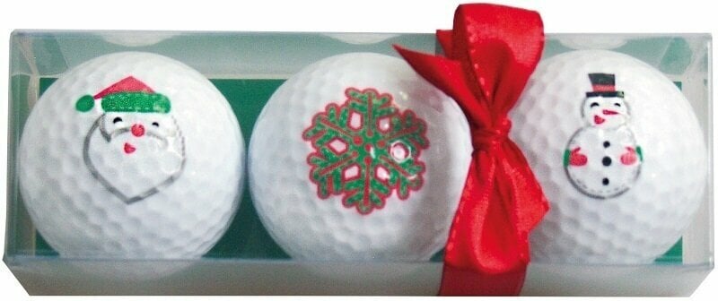 Dárek Sportiques Christmas Golfball Santa/Snowlfake/Snowman Gift Box