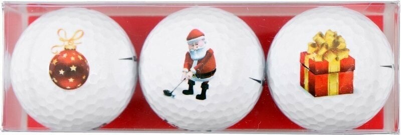 Regalo Sportiques Christmas Golfball Santa Gift Box