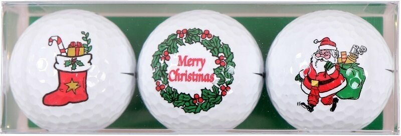 Darček Sportiques Christmas Golfball Merry X-mas Gift Box