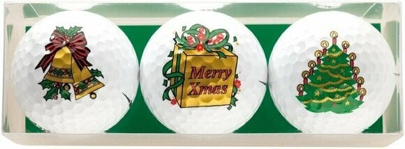 Darček Sportiques Christmas Golfball Merry X-mas Bell Gift Box - 1