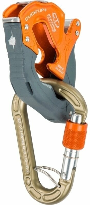 Safety Gear for Climbing Climbing Technology Click Up Kit+ Belay Set Orange
