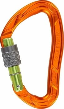 Karabinek wspinaczkowy Climbing Technology Nimble EVO SG D Carabiner Orange/Green/Grey Screw Lock - 1