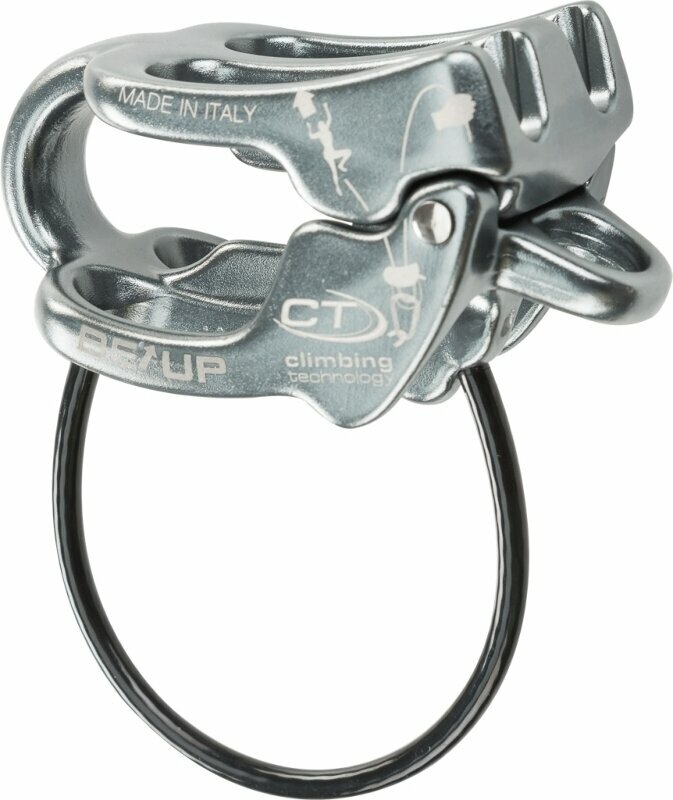 Safety Gear for Climbing Climbing Technology Be-Up Belay/Rappel Device Grey