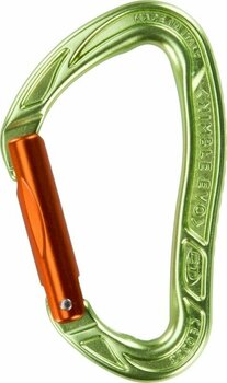 Karbinhakar för klättring Climbing Technology Nimble EVO S D Carabiner Green/Orange Solid Straight Gate - 1