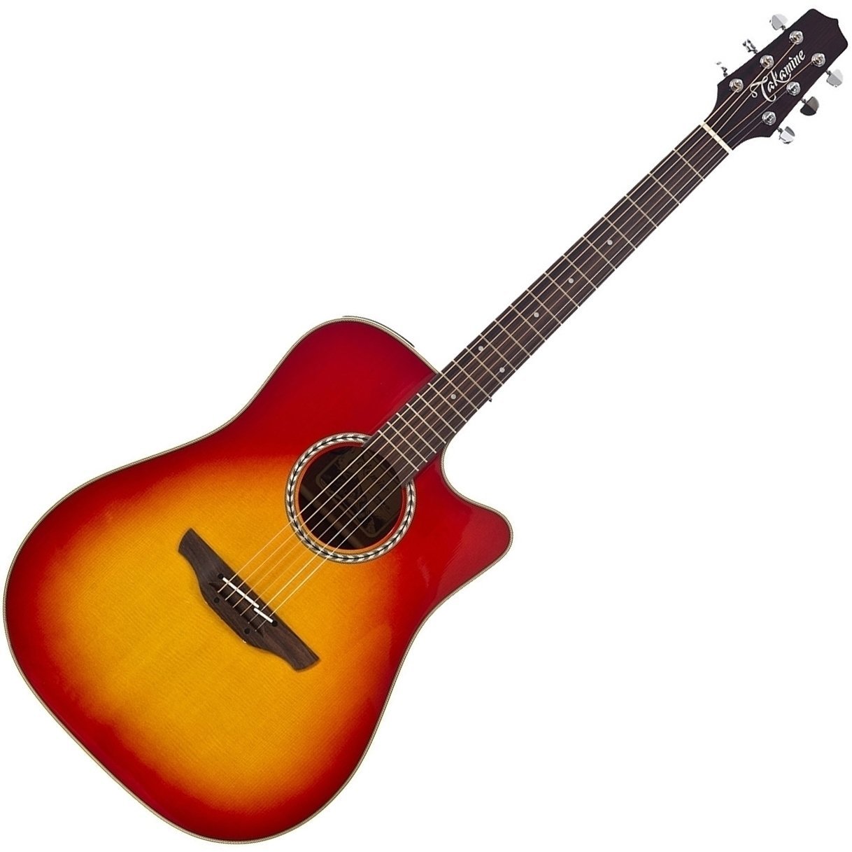 Dreadnought elektro-akoestische gitaar Takamine EF300NCS Limited Edition