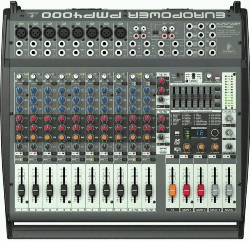 Tables de mixage amplifiée Behringer PMP 4000 Tables de mixage amplifiée