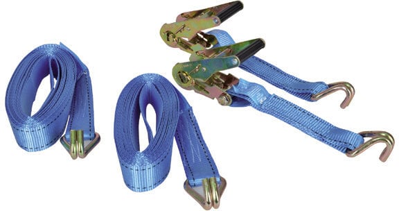 Webbing, Strap Talamex Tie-Down with Ratchet and J-Hook 38mm 6.0m