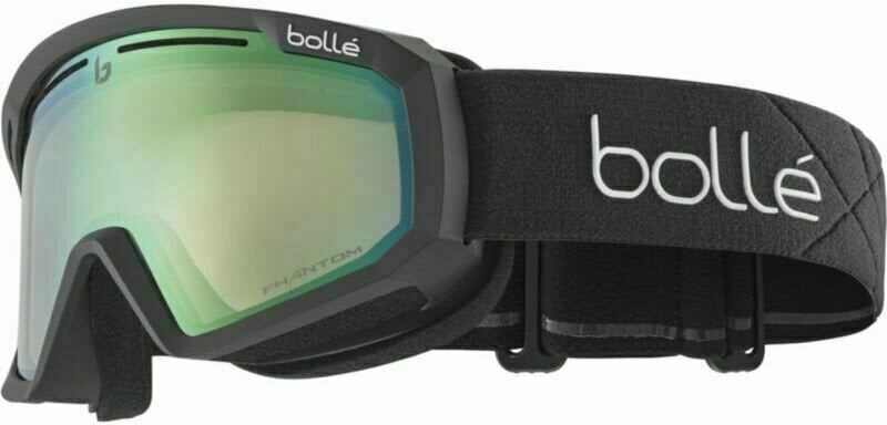 Ski Goggles Bollé Y7 OTG Black Matte/Phantom Green Emerald Photochromic Ski Goggles