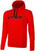 T-shirt/casaco com capuz para esqui Atomic Alps Hoodie Bright Red L