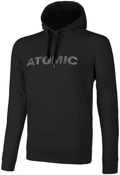 T-shirt/casaco com capuz para esqui Atomic Alps Hoodie Black L