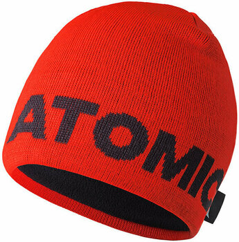 Ski Mütze Atomic Alps Beanie Bright Red/Black - 1